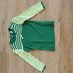 Barneys New York CO-OP Petite Fitted Green Sweater